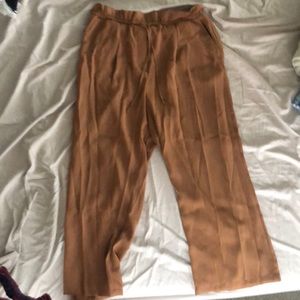 Camel cropped pants